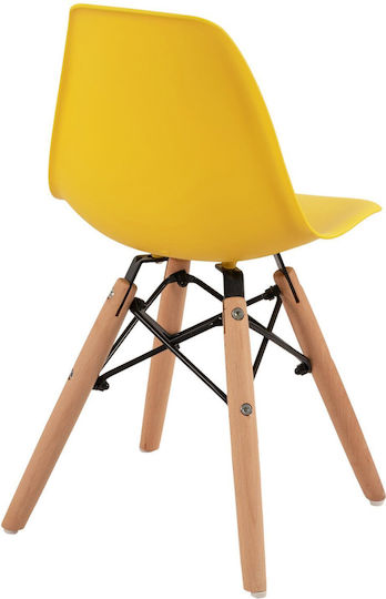 Stuhl Kid Gelb 30.5x33x59cm 1Stück