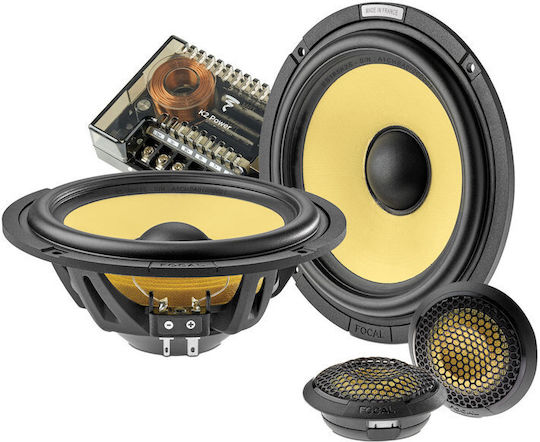 Focal ES 165K2 Slim Evo Σετ Ηχεία Αυτοκινήτου με 70W RMS (2 Δρόμων)