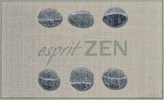Esprit Zen Ορθογώνιο Χαλάκι Κουζίνας με Αντιολισθητικό Υπόστρωμα Μπεζ 50x80εκ.