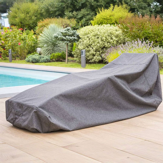 Hesperide Protective Cover for Chaise Lounge 170x90x60cm in Grey Color
