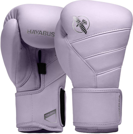 Hayabusa Mănuși de box din piele pentru competiție Violet