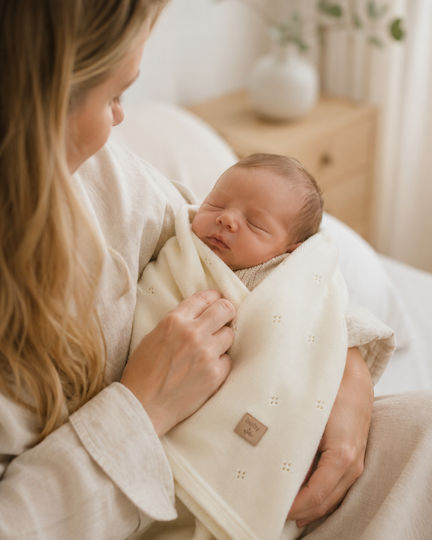 BabyLy Детско Одеяло За Гушкане И Легло 75x100см
