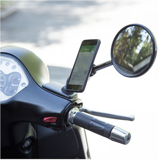 SP Connect Spc+ Motorcycle Phone Mount with Clip for Mirror
