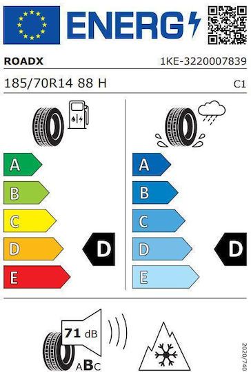 RoadX Wh01 185/70R14 88H Winter Autoreifen