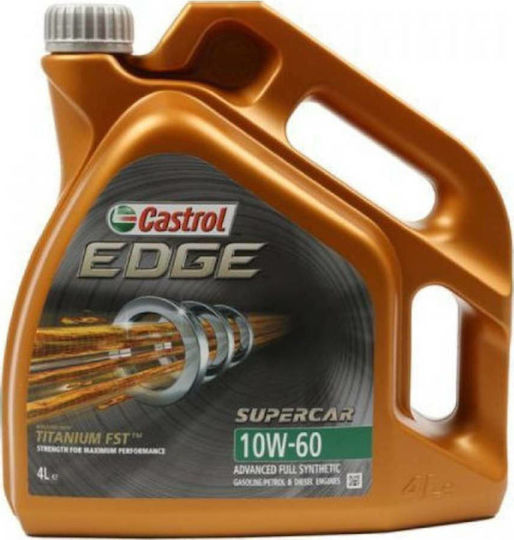 Castrol Edge Supercar Λάδι Αυτοκινήτου 10W-60 4lt