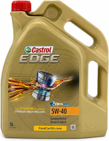 Castrol Edge Titanium FST Масло за Автомобили 5W-40 5лт