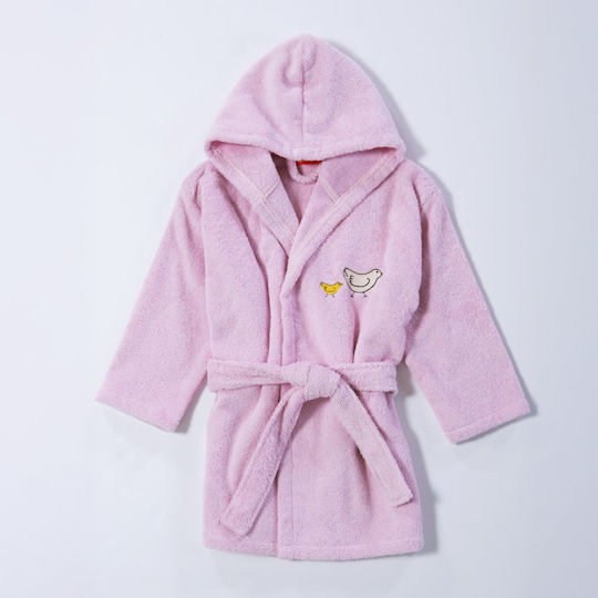 Nef-Nef Homeware Детски Халат Cute & Sweet Лилав С Качулка