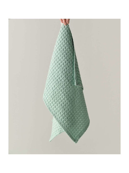 Kentia Landry Kitchen Towel Made of 100% Cotton in Green Colour 40x60cm