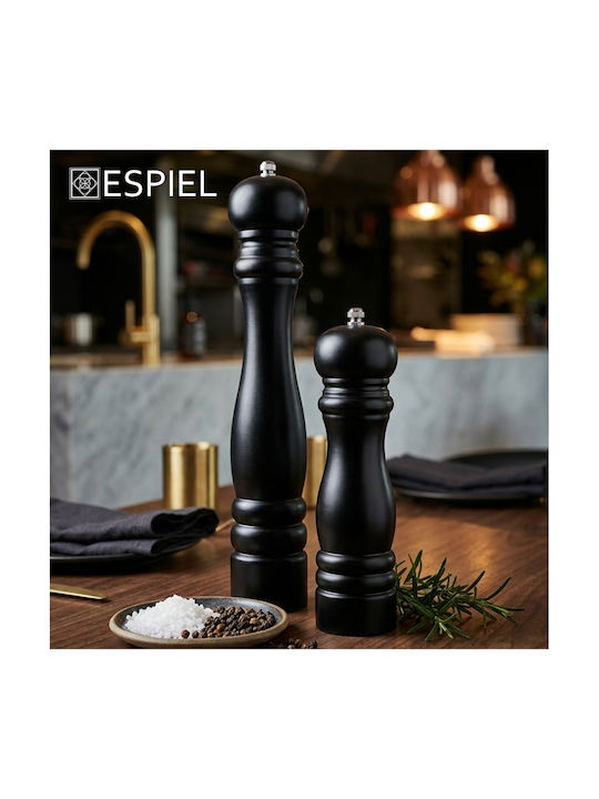 Espiel Set of Manual Spice Mills Ceramic in Black Color 4pcs