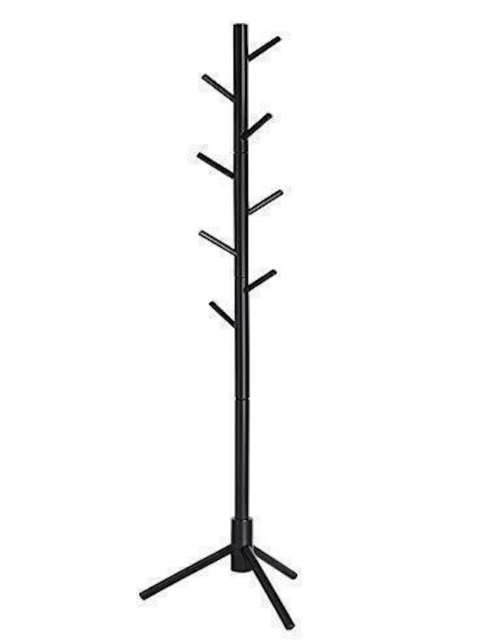Songmics Калъф за дрехи Дърво Черен 47x47x175см
