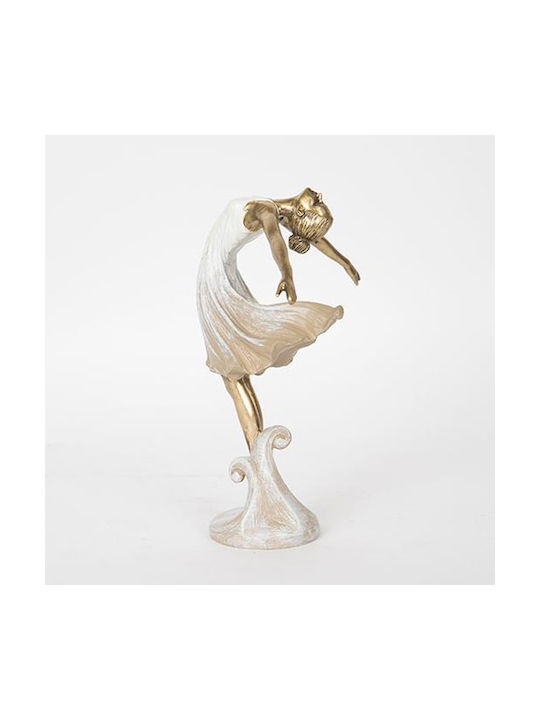 Decorative Figure Ballerina White 18x10x23.5cm 13981 752-27105