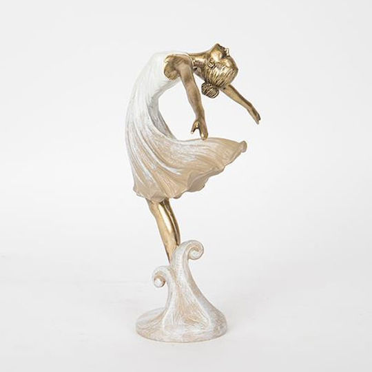 Декоративна фигура Балерина бяла 18x10x23.5см 13981 752-27105