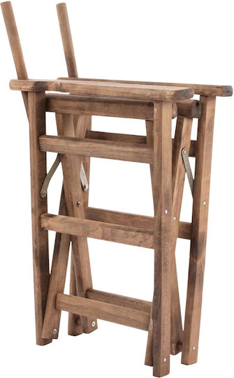 Freebox Gestell Für Regisseur Stuhl Hölzernes 57x54x88,5cm Braune