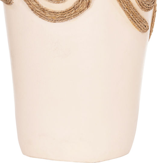 HomeMarkt Decorative Vase Ceramic Dean Beige Y22cm
