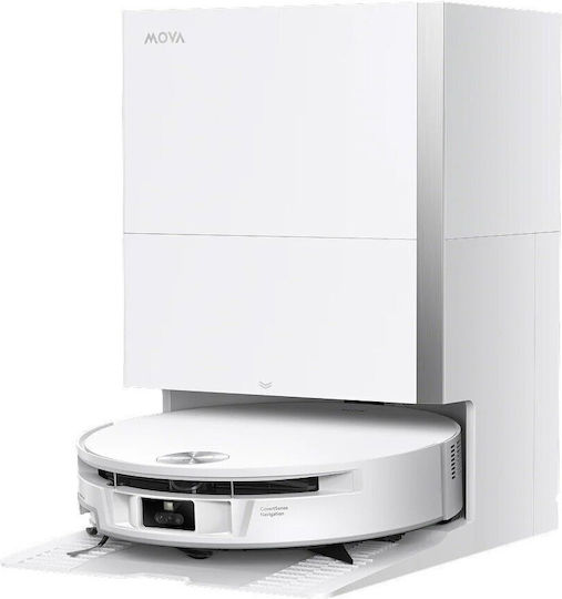 Mova S70 Pro Roller Прахосмукачка Робот с Лазерно Картографиране и Всмукателна Мощност 30000Pa Бяла