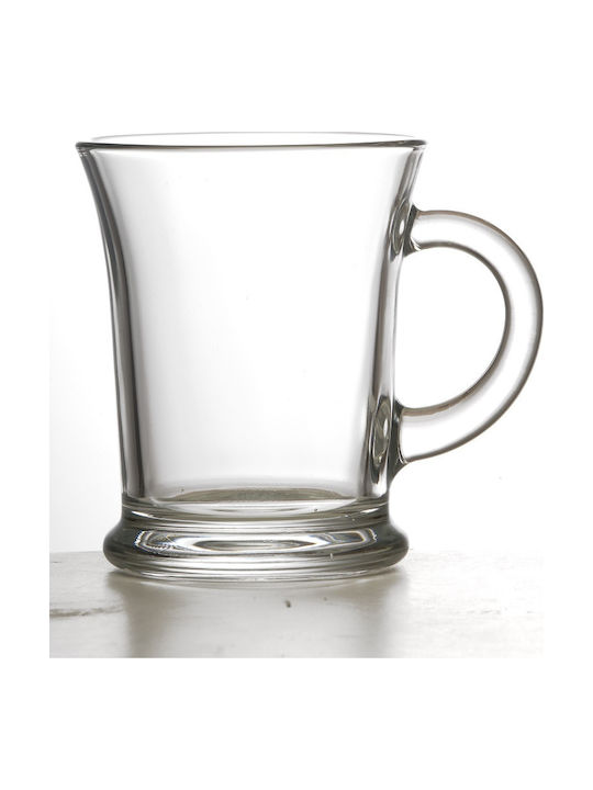 Uniglass Aroma Φλιτζάνι Καφέ Γυάλινο Διάφανο 385ml
