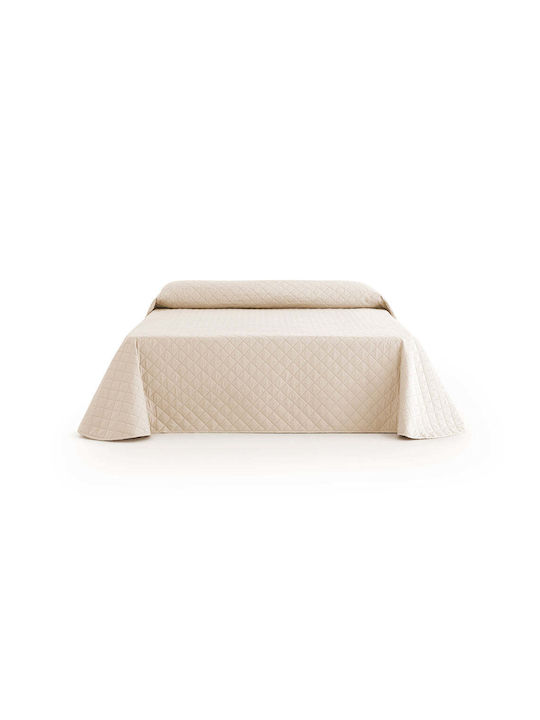 Sofazip Κουβερλί Ημίδιπλο Beige 180x270cm
