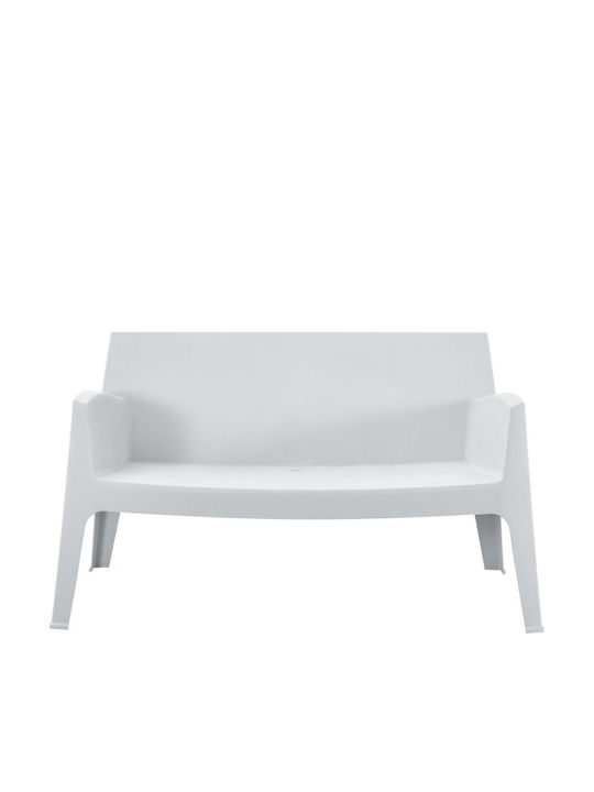 Sleek Canapea cu două locuri Exterior din Polipropilenă 118x48x73cm