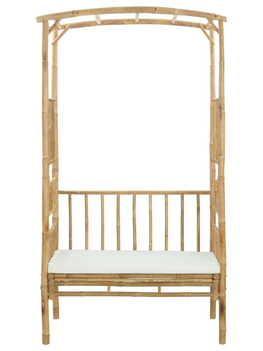 Παγκάκι Εξωτερικού Χώρου Μπαμπού 115x50x205cm