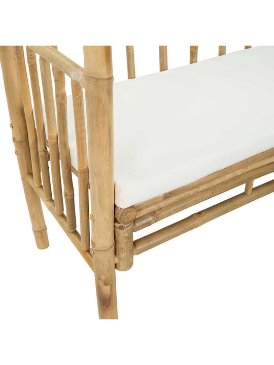 Παγκάκι Εξωτερικού Χώρου Μπαμπού 115x50x205cm