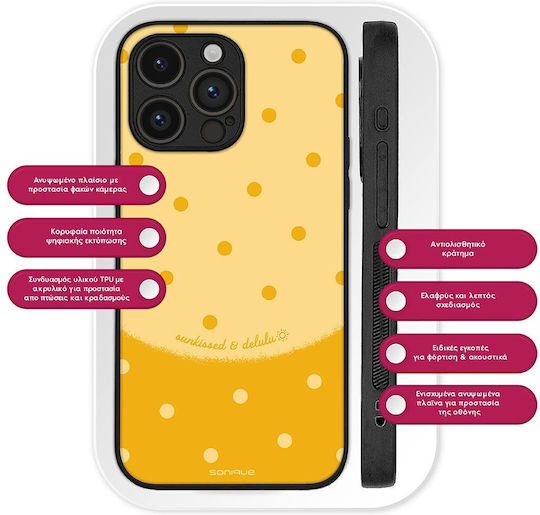 Sonique Delulu Polka Era Series Motorola Moto G15 4G Moto G15 Power Delulu Sun Mobile Phone Case