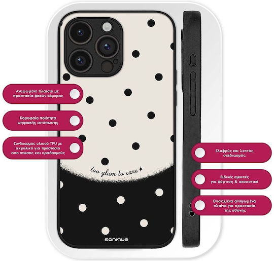 Sonique Delulu Polka Era Series Motorola Moto G85 5G Mobile Phone Case Too Glam