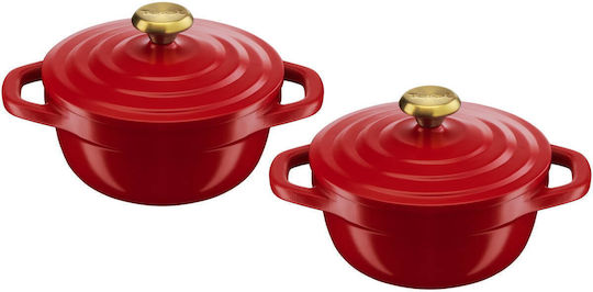 Tefal Set De Oale Air Din Aluminiu Turnat Cu Acoperire Interioară Ceramică 2 Vase