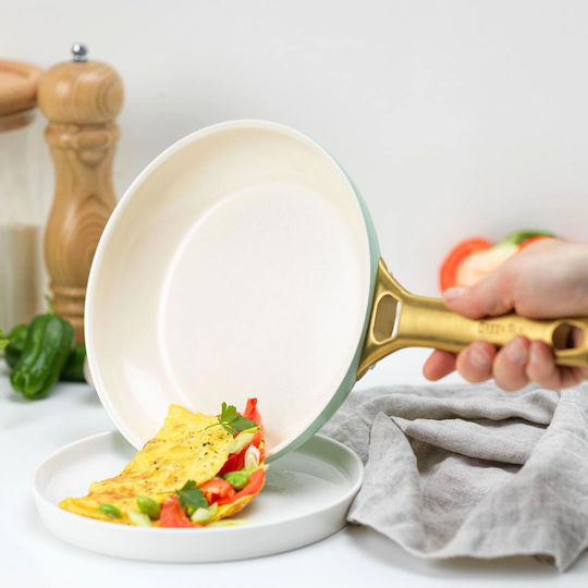 Green Pan Padova Reserve Cookware Set Made of Green Aluminum with Non-Stick Coating 6 Pieces