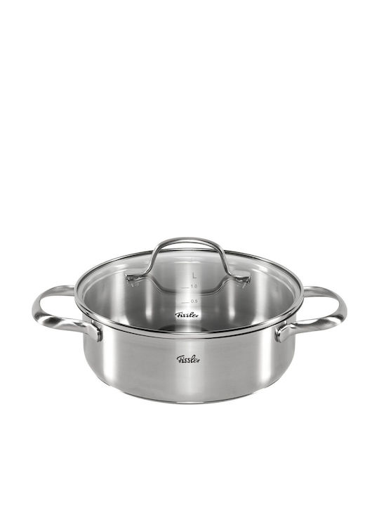 Fissler San Francisco Fissler Töpfe Set aus Rostfreiem Stahl Silber 4 Töpfe