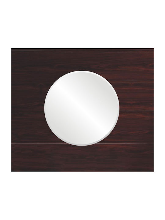 Inter Ceramic Oval Badezimmerspiegel 42x42cm