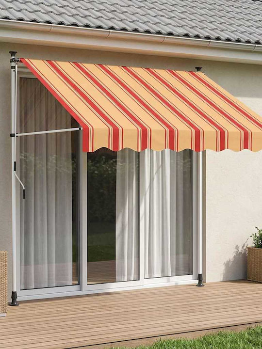 vidaXL Mehrfarbige Terrassen Zelt 4x1.15m