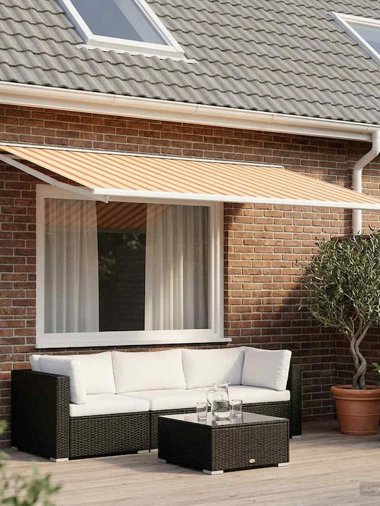 vidaXL Mehrfarbige Terrassen-Zelt 3x2.5m