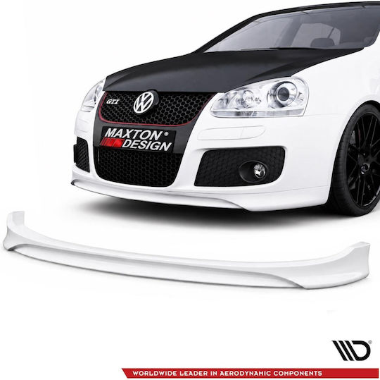 Maxton Design Spoiler Αυτοκινήτου Μπροστά Συμβατό με Volkswagen Golf Look Anniversary 30th Edition 2003-2008