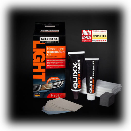Quixx Set Polish și Protecție a Farurilor Auto