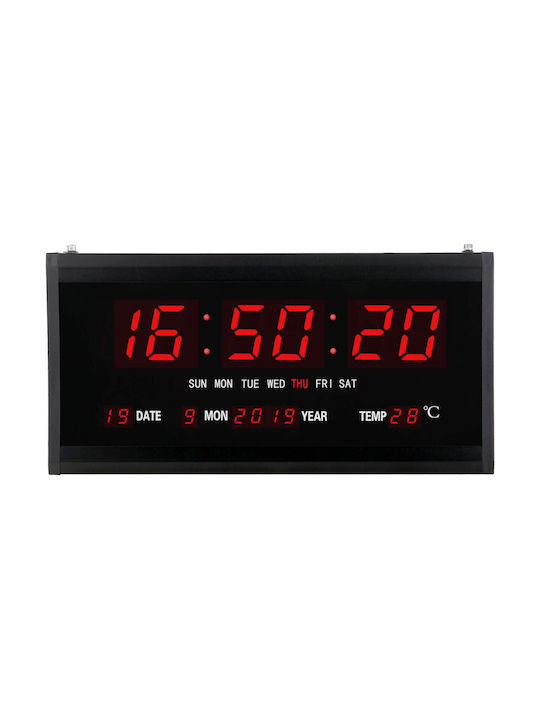 Wall Clock Digital 15.1x36.8cm
