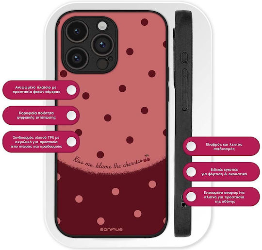 Husă Sonique Delulu Polka Era Series Oneplus Nord Ce 5g Blame Cireșe
