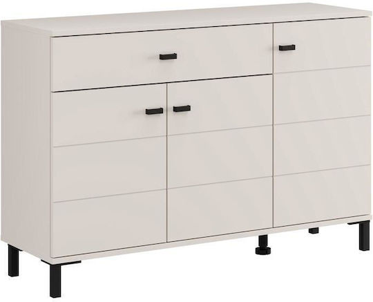 Μπουφές 3k1f3v Ξύλινος με Συρτάρια 116x35x78cm