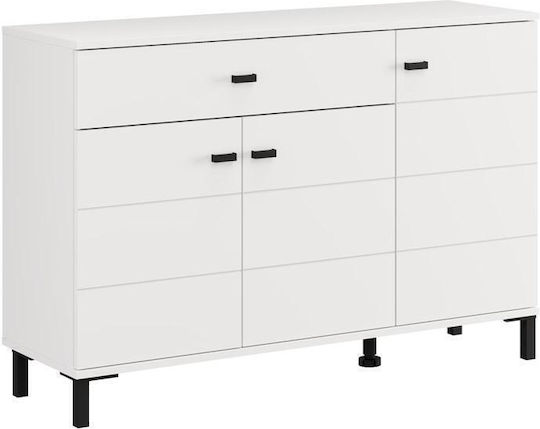 Μπουφές 3k1f3v Ξύλινος με Συρτάρια 116x35x78cm Μπουφές 3k1f3v Ξύλινος με Συρτάρια 116x35x78cm