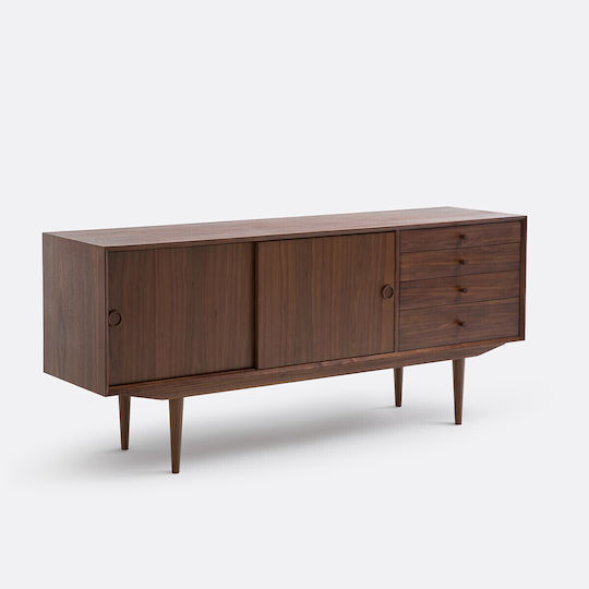 Vintage Sideboard 2 Türen 4 Schubladen B45xT175xH76cm