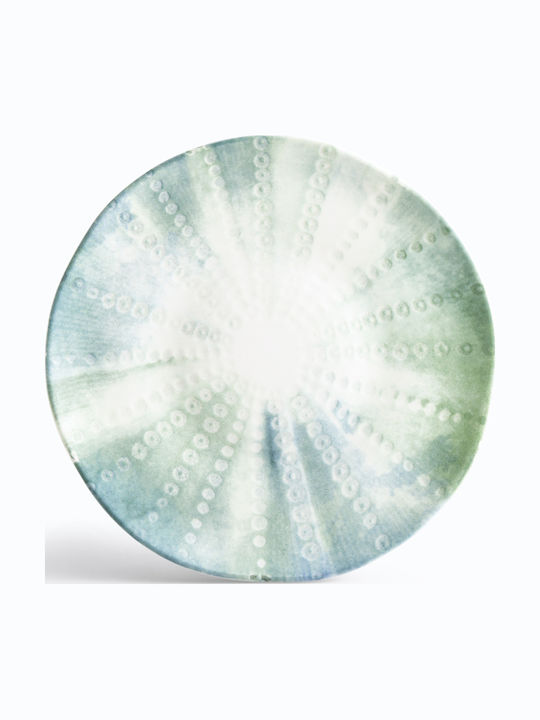 Ionia Plate Desert made of Porcelain Green 23cm