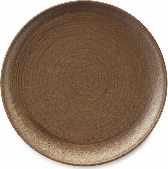Yuk Plate Shallow made of Porcelain with Diameter 23cm 6pcs