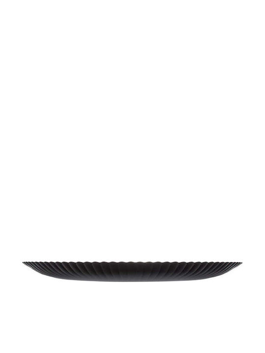 Luminarc Rundes Servierplatte Schwarz 25cm