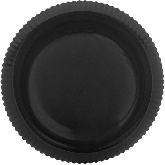 Luminarc Rundes Servierplatte Schwarze mit Durchmesser 25cm