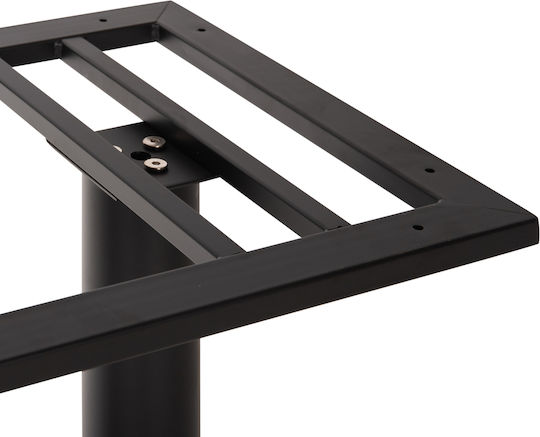 HomeMarkt Bar-Tischfuß aus Metall Black Checkmate 80x40x90cm