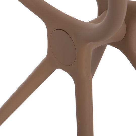 HomeMarkt Table Stand made of Polypropylene with Regulator Cappuccino 80x80cm