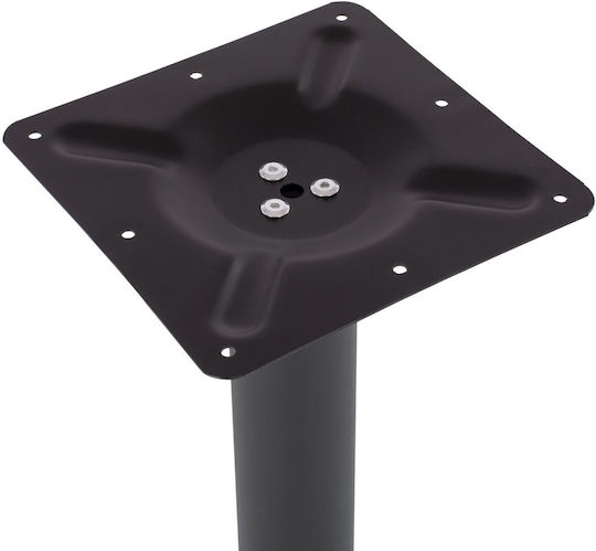 Freebox Table Stand Metallic with Adjustable Gray 45x45x72cm