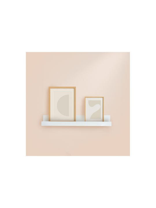 Wall Shelf White 40x6x7cm