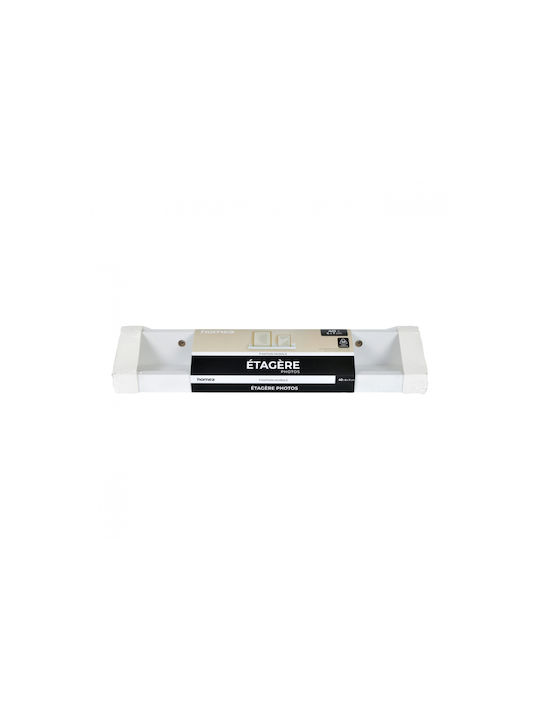 Wall Shelf White 40x6x7cm