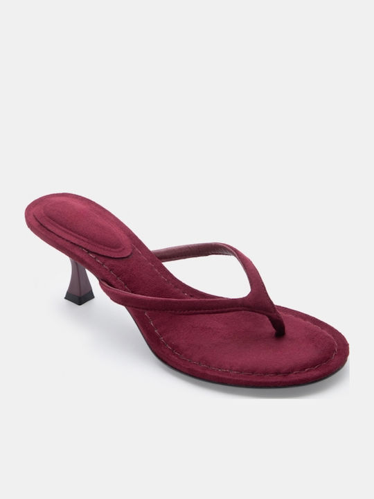 Sandale Elegante Damă Burgundy