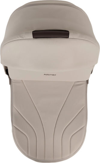 Adamex Como Reversible 2 in 1 Baby Stroller Suitable for Newborn Natura Beige 11.3kg